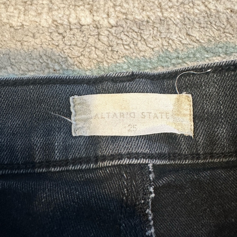 ALTAR’D STATE BLACK WIDE LEG JEANS - Picture 2 of 4